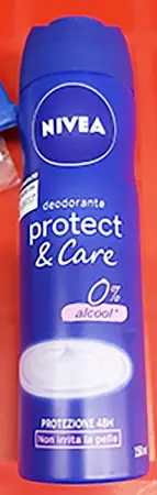 Photo de l’avis officiel: Nivea Protect &amp; Care Spray déodorant — risque: Risque chimique