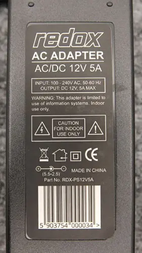 Photo from the official notice: Redox Battery charger Akkulaturi — electric shock risk