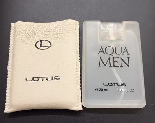 Photo de l’avis officiel: Lotus AQUA MEN Parfum — risque: Risque chimique (A12/02630/23)