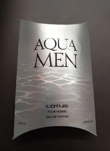 Photo de l’avis officiel: Lotus AQUA MEN Parfum — risque: Risque chimique (A12/02630/23)