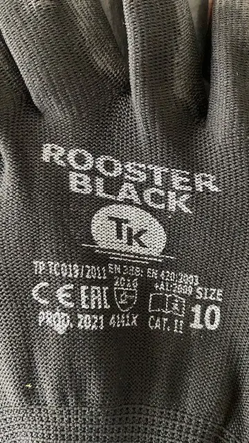 Foto do aviso oficial: TK Luvas de proteção — risco: Cortes