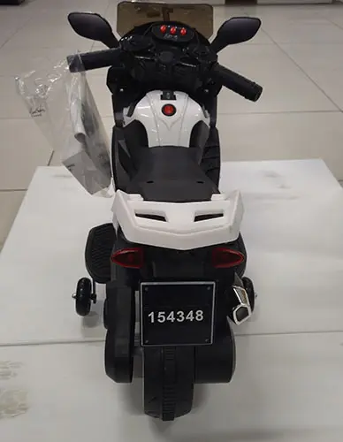 Photo de l’avis officiel: Moto-jouet électrique — risque: Blessures