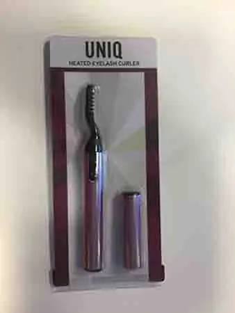 Foto uit de officiële melding: UNIQ Heated eyelash curler Elektrische wimperkruller — risico: Milieu