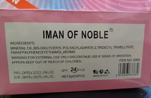Photo from the official notice: Magic Lip Balm — microbiological risk