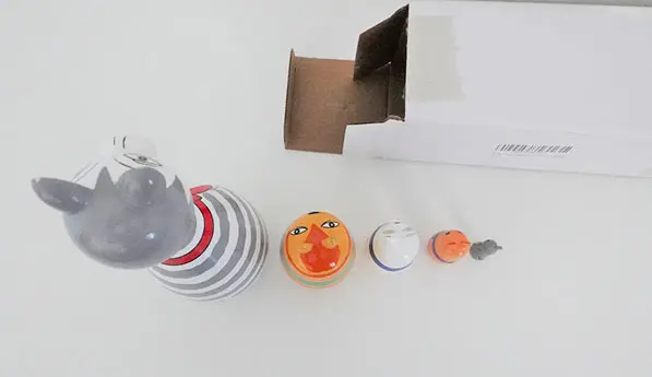 Photo from the official notice: XUBX Matroschka aus Holz, Matrjoschka Russian Nesting Dolls, Stapel Puppe Spielzeug, etc. ... nesting doll set — choking risk