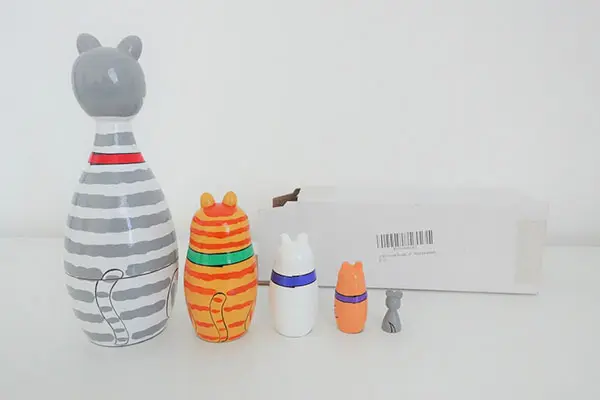 Photo from the official notice: XUBX Matroschka aus Holz, Matrjoschka Russian Nesting Dolls, Stapel Puppe Spielzeug, etc. ... nesting doll set — choking risk
