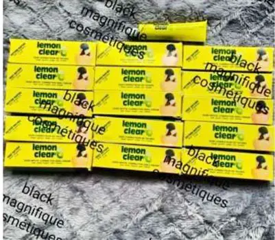 Photo from the official notice: Lemon Clear Soin correcteur de taches dark spots corrector cream — chemical risk