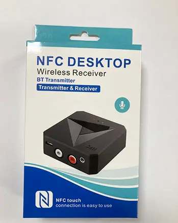 Photo from the official notice: NFC desktop wireless receiver — environment risk