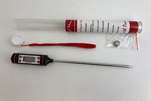 Photo from the official notice: Chef Remi Digital Cooking Thermometer — environment risk