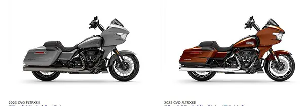 Photo de l’avis officiel: HARLEY-DAVIDSON CVO STREET GLIDE, CVO ROAD GLIDE Moto — risque: Blessures