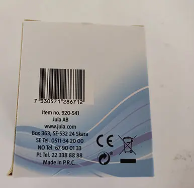 Photo de l’avis officiel: Marquant Bluetooth högtalare Haut-parleur Bluetooth — risque: Risque chimique & Environnement