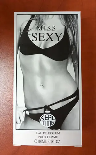 Photo de l’avis officiel: REAL TIME Real Time - MISS SEXY Parfum — risque: Risque chimique