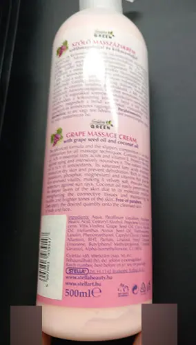 Photo de l’avis officiel: Golden Green Szőlő masszázskrém Crème de massage — risque: Risque chimique