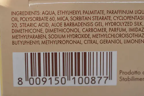 Foto dell’avviso ufficiale: Venus Microfilm idratante effeto seta Crema idratante — rischio: Rischio chimico