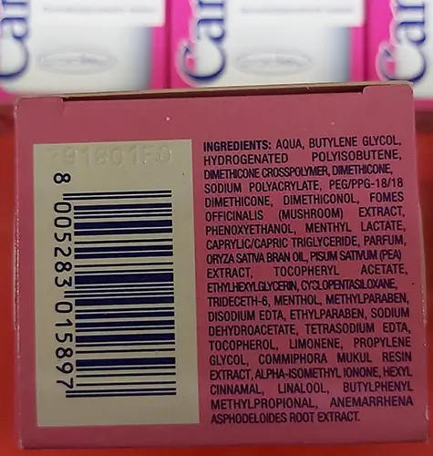 Foto uit de officiële melding: Cadey Seno alto Borstverstevigende crème — risico: Chemische risico's