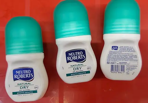 Photo de l’avis officiel: Neutro Roberts Natural Dry Déodorant roulé — risque: Risque chimique