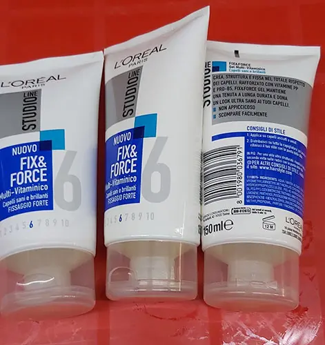 Foto dell’avviso ufficiale: L'OREAL Fix &amp; Force Gel per capelli — rischio: Rischio chimico (A12/02803/23)