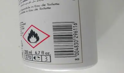 Photo de l’avis officiel: Comin parfum Charman Spray déodorant — risque: Risque chimique
