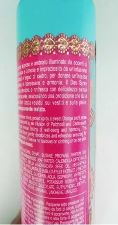 Photo de l’avis officiel: Tesori d'Oriente Ayurveda Déodorant — risque: Risque chimique