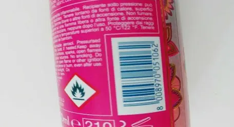 Photo de l’avis officiel: Tesori d'Oriente Ayurveda Déodorant — risque: Risque chimique