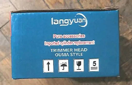Photo de l’avis officiel: LANGUYAN Trimmer head Fixation pour coupeuses de brosses — risque: Blessures