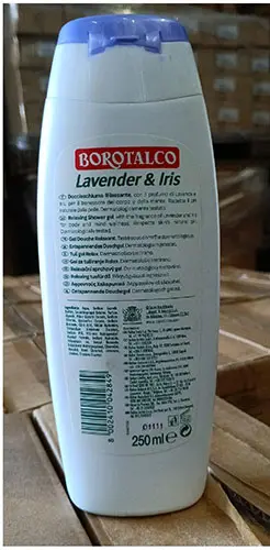 Photo de l’avis officiel: BOROTALCO Doccia schiuma - Levender &amp; Iris Mousse de douche — risque: Risque chimique