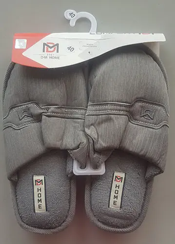 Photo de l’avis officiel: DUE MELE D.M  Home Chaussons — risque: Risque chimique