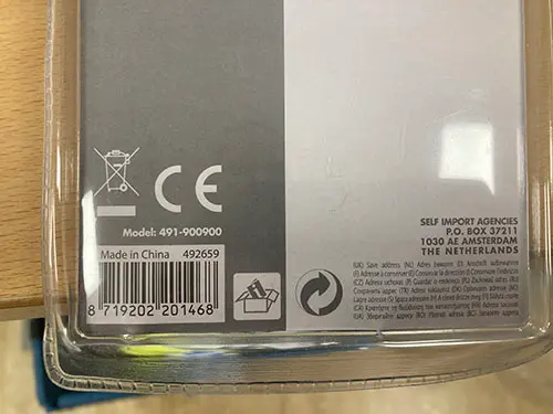 Foto aus der offiziellen Meldung: Security System Doorstop Alarm Türstoppalarm — Risiko: Umwelt