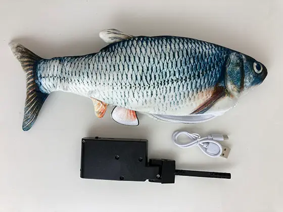 Foto dell’avviso ufficiale: Kattleksak - Rörlig Fisk Giocattolo elettrico — rischio: Ambiente
