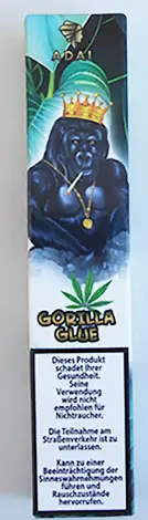 Photo de l’avis officiel: Adai Gorilla Glue / Blue Dream Cigarette électronique jetable — risque: Risque chimique