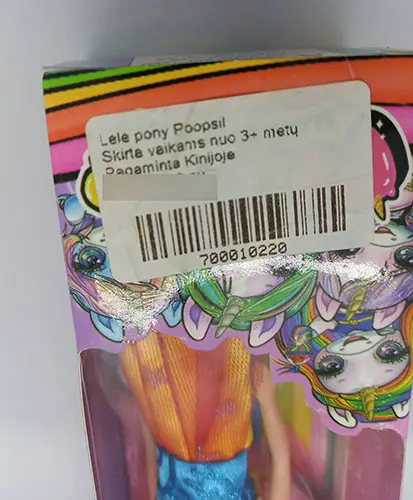 Foto do aviso oficial: Poopsie Boneca — risco: Químico