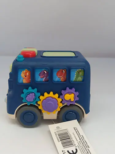 Foto aus der offiziellen Meldung: School bus Spielzeugauto — Risiko: Ersticken
