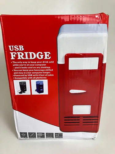 Photo from the official notice: USB Fridge — environment risk