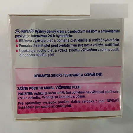 Foto dell’avviso ufficiale: Nivea Nivea - Essentials 24H day face cream Crema viso — rischio: Rischio chimico