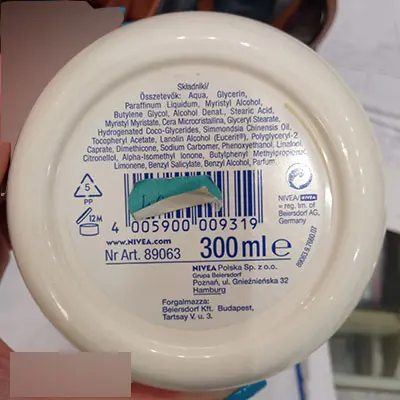Photo de l’avis officiel: Nivea Soft moisturising cream Crème hydratante — risque: Risque chimique (A12/02890/23)