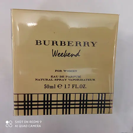 Photo de l’avis officiel: Burberry Weekend for women Parfum — risque: Risque chimique