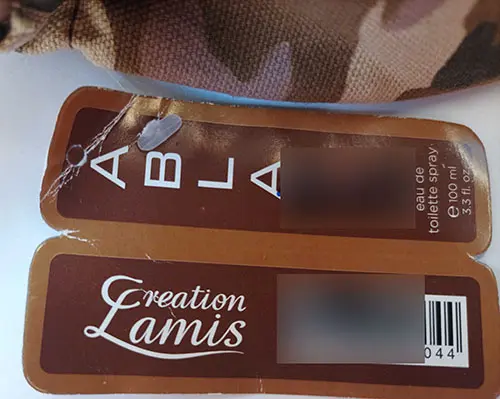 Foto dell’avviso ufficiale: Creation lamis Ablaze EdT Eau de toilette — rischio: Rischio chimico
