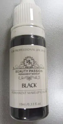Photo from the official notice: Beauty Passion Permanent Makeup Color Black permanent makeup ink — chemical risk