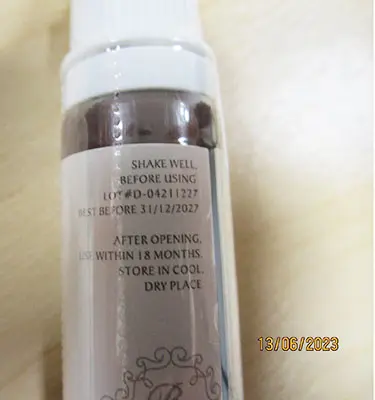 Photo from the official notice: Beauty Passion Permanent makeup Color Warm Brown permanent makeup ink — chemical risk