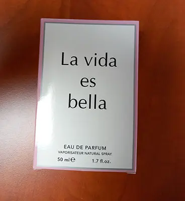 Photo de l’avis officiel: Uniflame La vida es bella Parfum — risque: Risque chimique