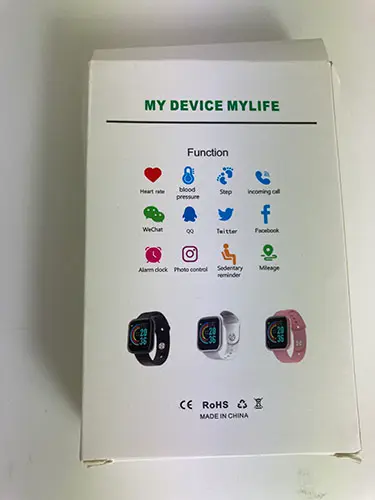 Foto dell’avviso ufficiale: Smart Bracelet Smartwatch — rischio: Ambiente (INFO/00168/23)