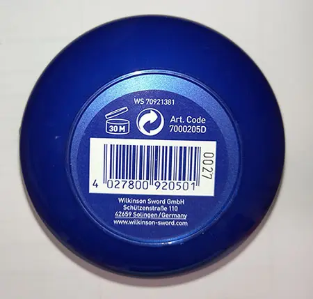 Photo de l’avis officiel: Wilkinson Sword Wilkinson Sword shaving soap Savon à raser — risque: Risque chimique
