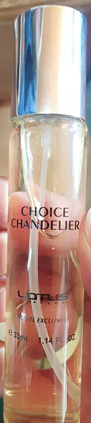 Photo de l’avis officiel: Lotus Parfums CHOICE CHANDELIER — risque: Risque chimique