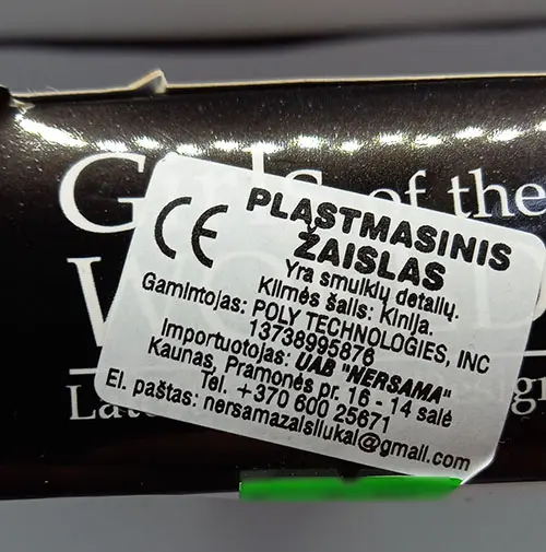 Foto do aviso oficial: Angel Beauty Boneca de plástico — risco: Químico
