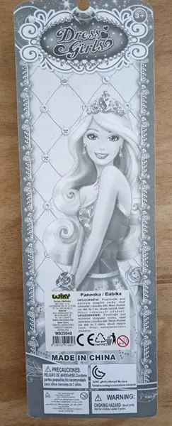 Foto dell’avviso ufficiale: Doll Dress Girls 3+ Bambola di plastica — rischio: Rischio chimico