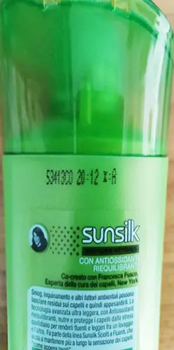 Photo de l’avis officiel: Sunsilk Sciolti &amp; Fluenti Shampooing et conditionneur — risque: Risque chimique