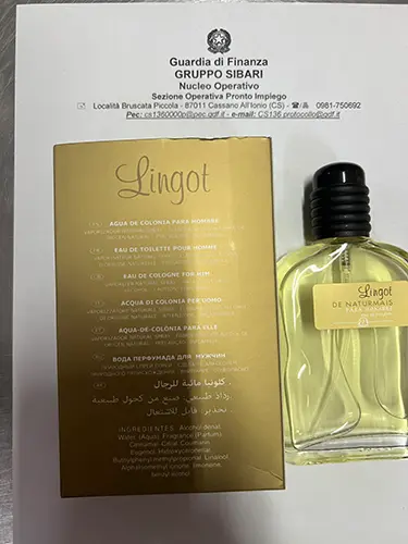Photo de l’avis officiel: Lingot de naturmais Eau de toilette — risque: Risque chimique