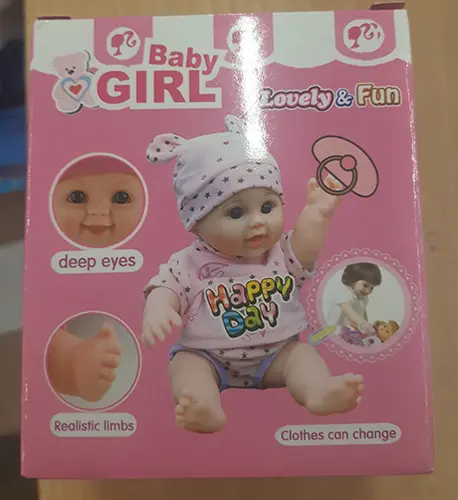 Foto dell’avviso ufficiale: Happy day Baby Girl Bambola di plastica — rischio: Rischio chimico (A12/03082/23)