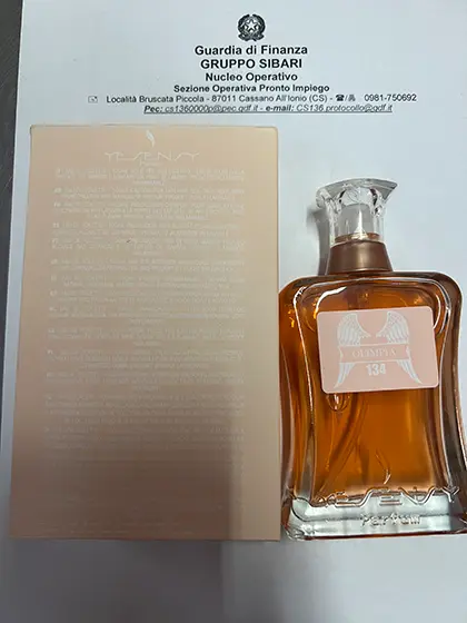 Photo de l’avis officiel: YESENSY Olimpia Parfum — risque: Risque chimique