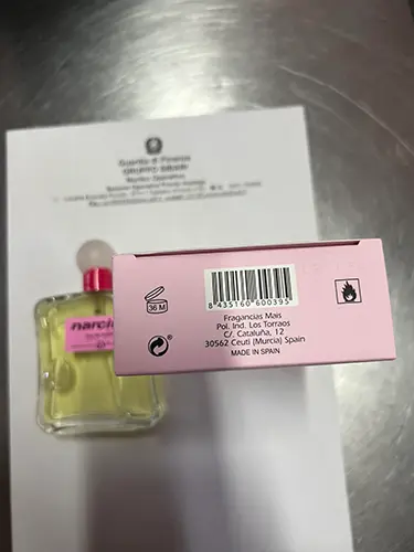 Photo de l’avis officiel: Narciso de naturmais Eau de toilette — risque: Risque chimique